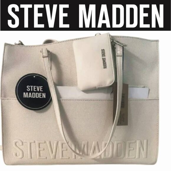 Steve Madden BLivia Candy Coated Tote Bag- Camel - Picture 1 of 11